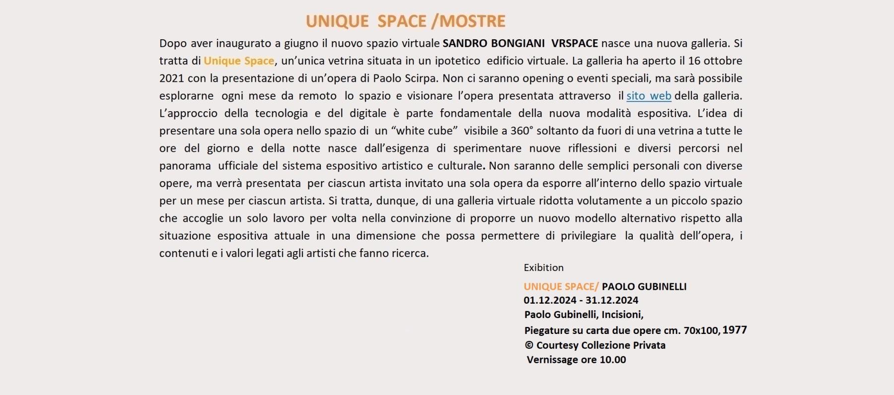 LA MOSTRA  IN CORSO 